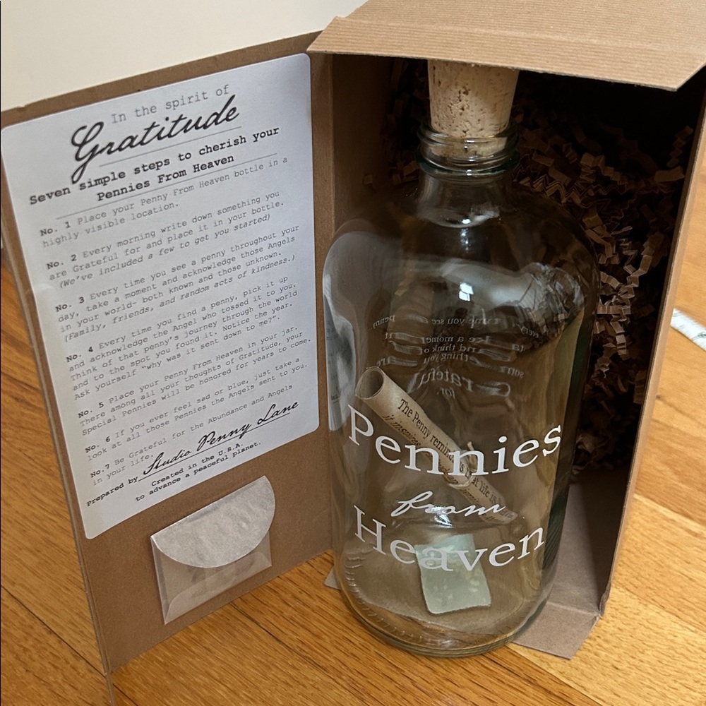 Gratitude “Pennies from Heaven” Jar